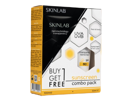 Skinlab Sunscreen Combo Pack SPF50 100ml + 50ml free