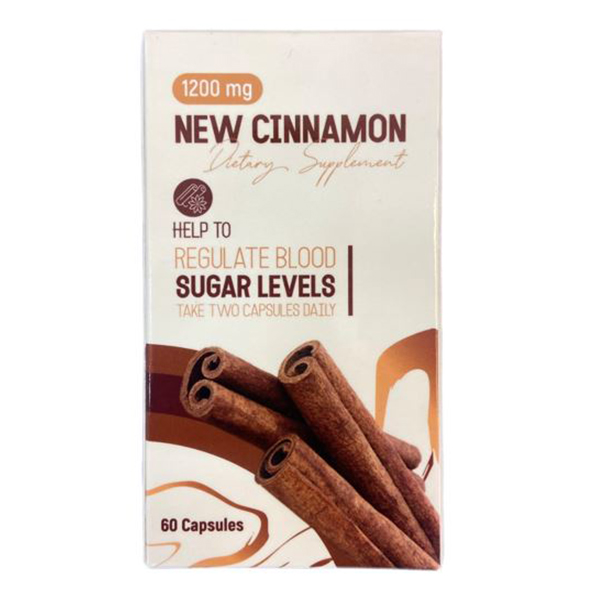 New Cinnamon 1200mg 60 Capsules