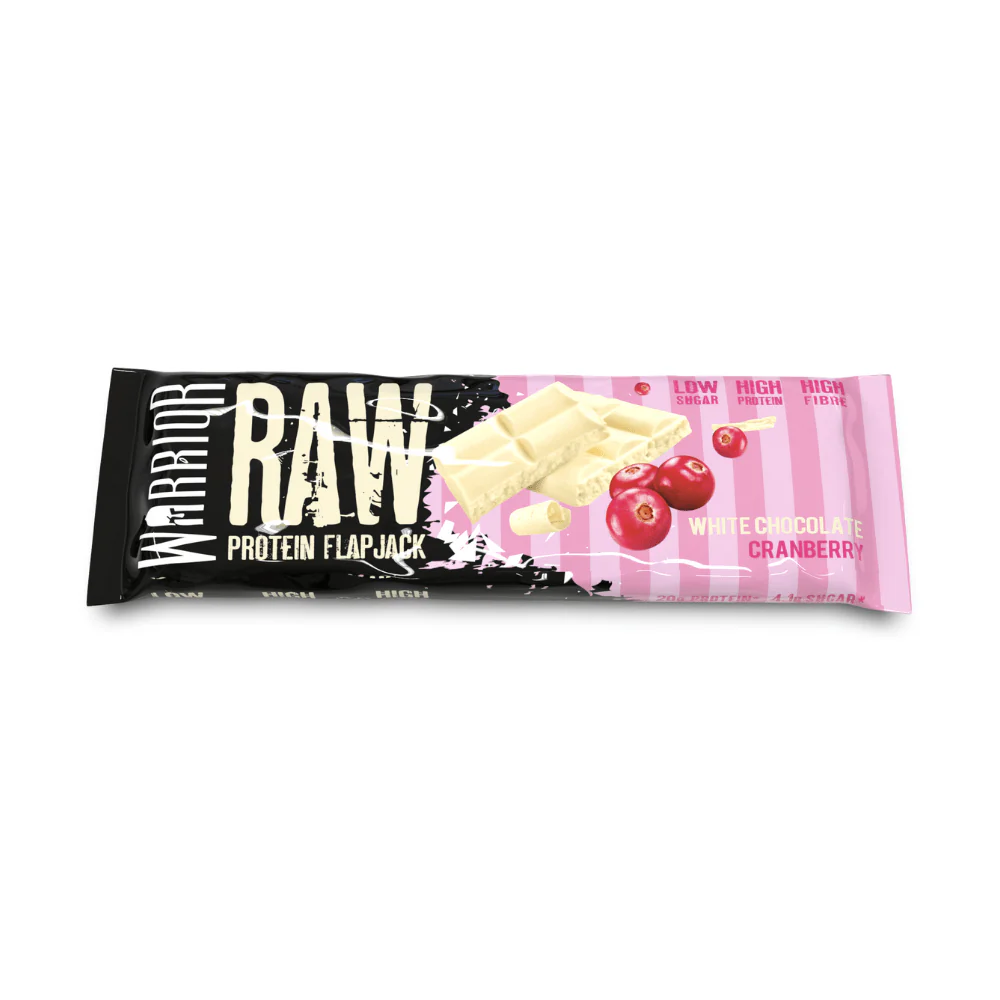 Warrior Cranberry & White Chocolate Protein Flapjack Bar 75g
