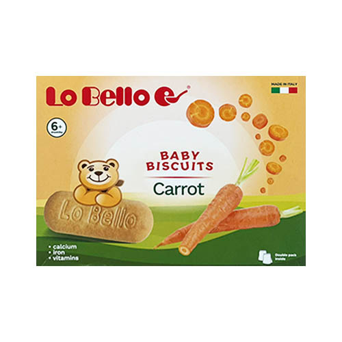 Lo Bello Baby Biscuits Carrot 200g