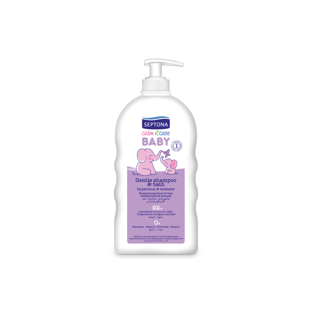 Septona Baby Calm n Care Gentle Shampoo & Bath With Hypericum & Lavender 500ml