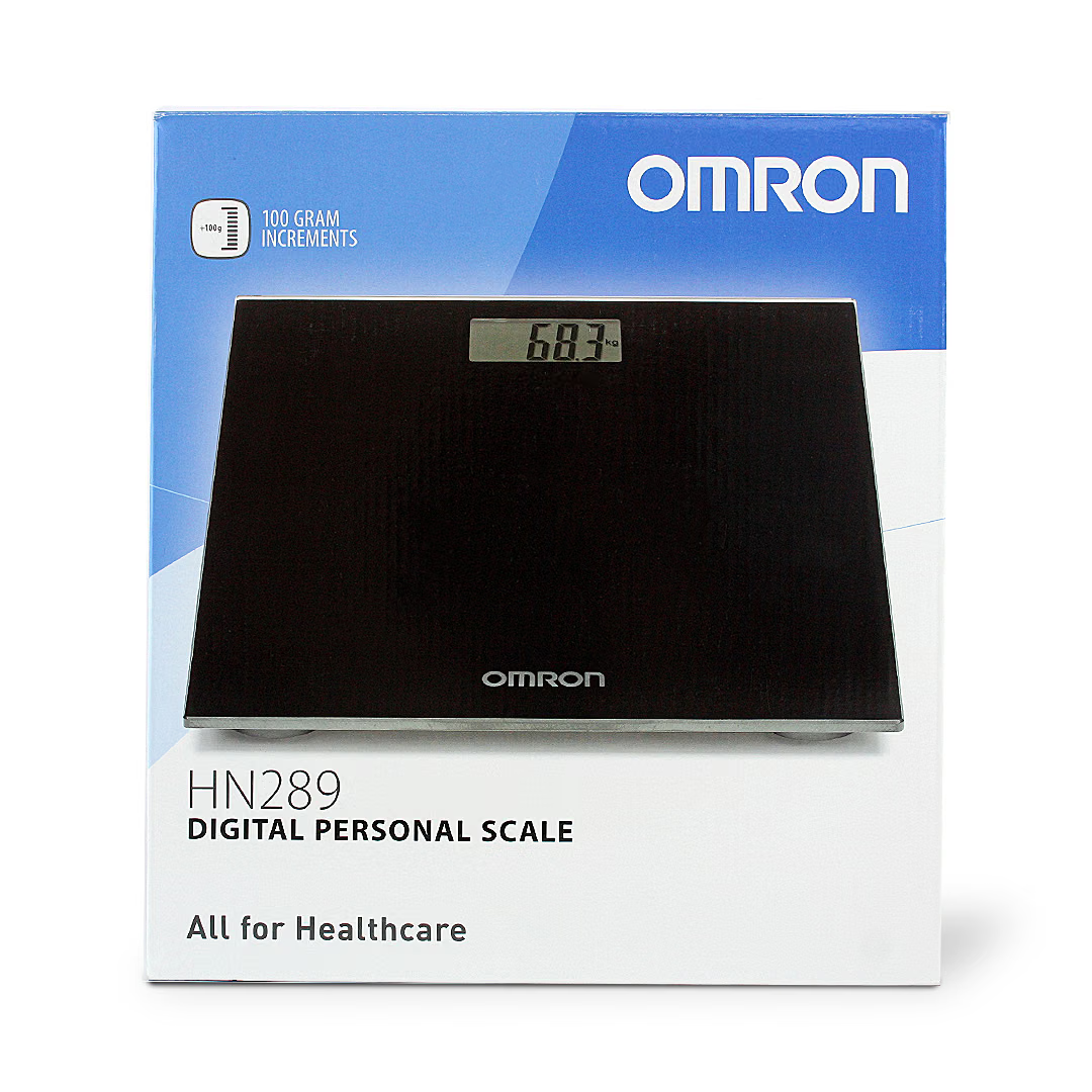 Omron HN289 Digital Personal Scale Midnight Black