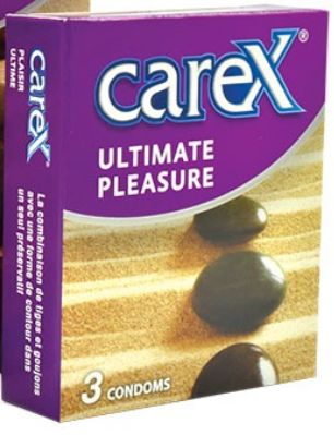 Carex Ultimate Pleasure Condoms 3 Pieces