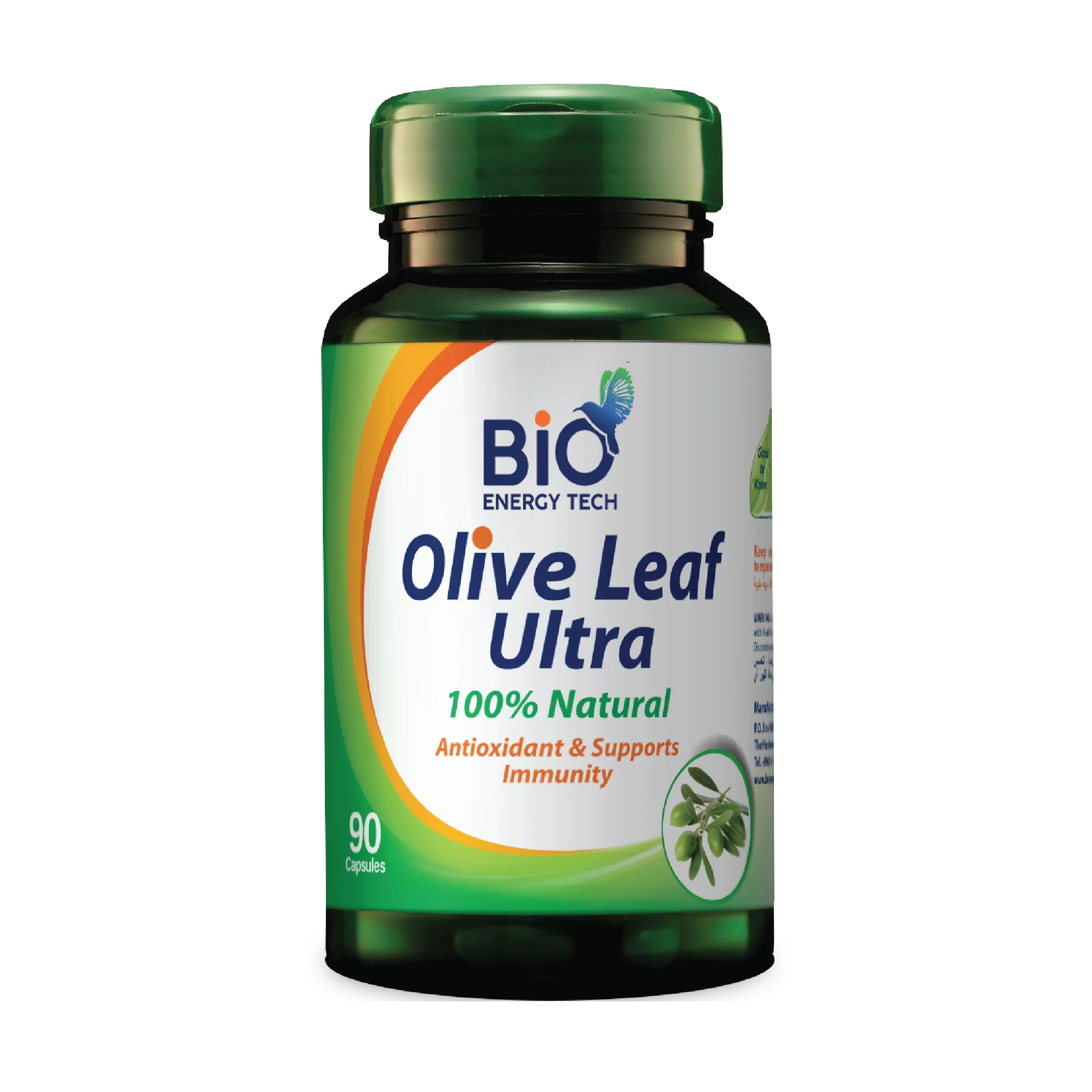 Bio Energy Tech Bio Olive Leaf Ultra 500mg 90 Capsule