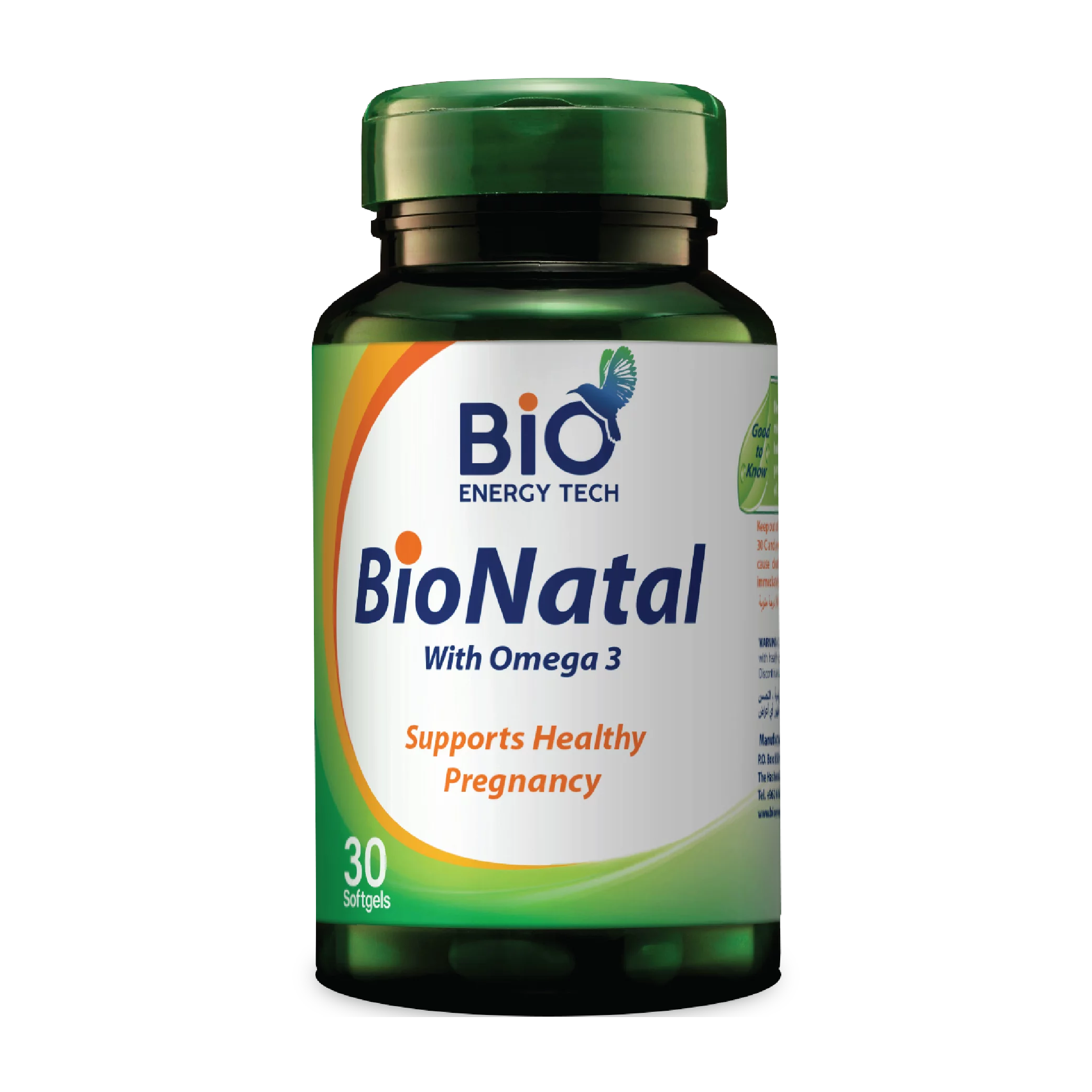 Bio Energy Tech Bio Natal With Omega 30 Capsule