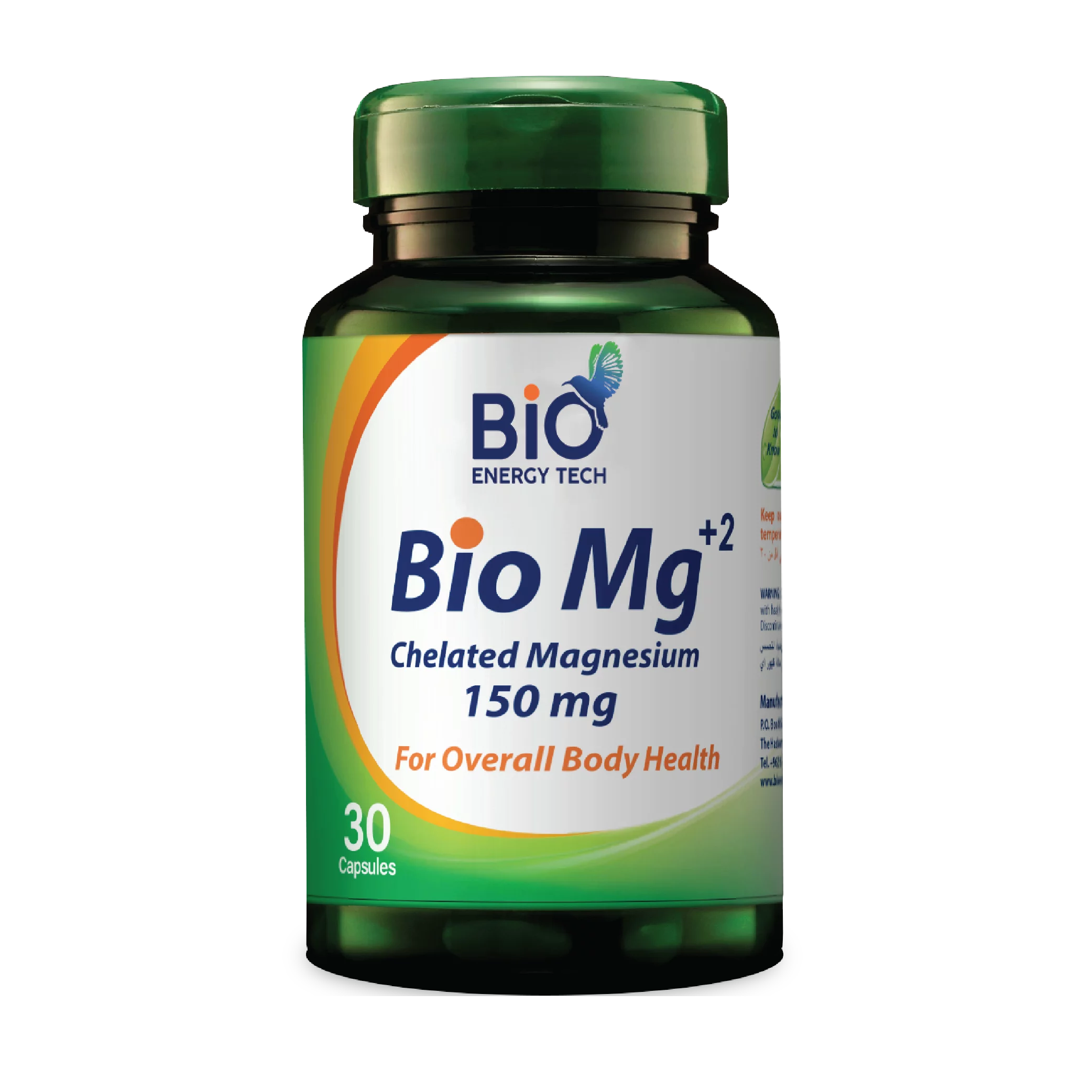 Bio Energy Tech Bio Mg+2 Capsule 150mg 30 Capsule