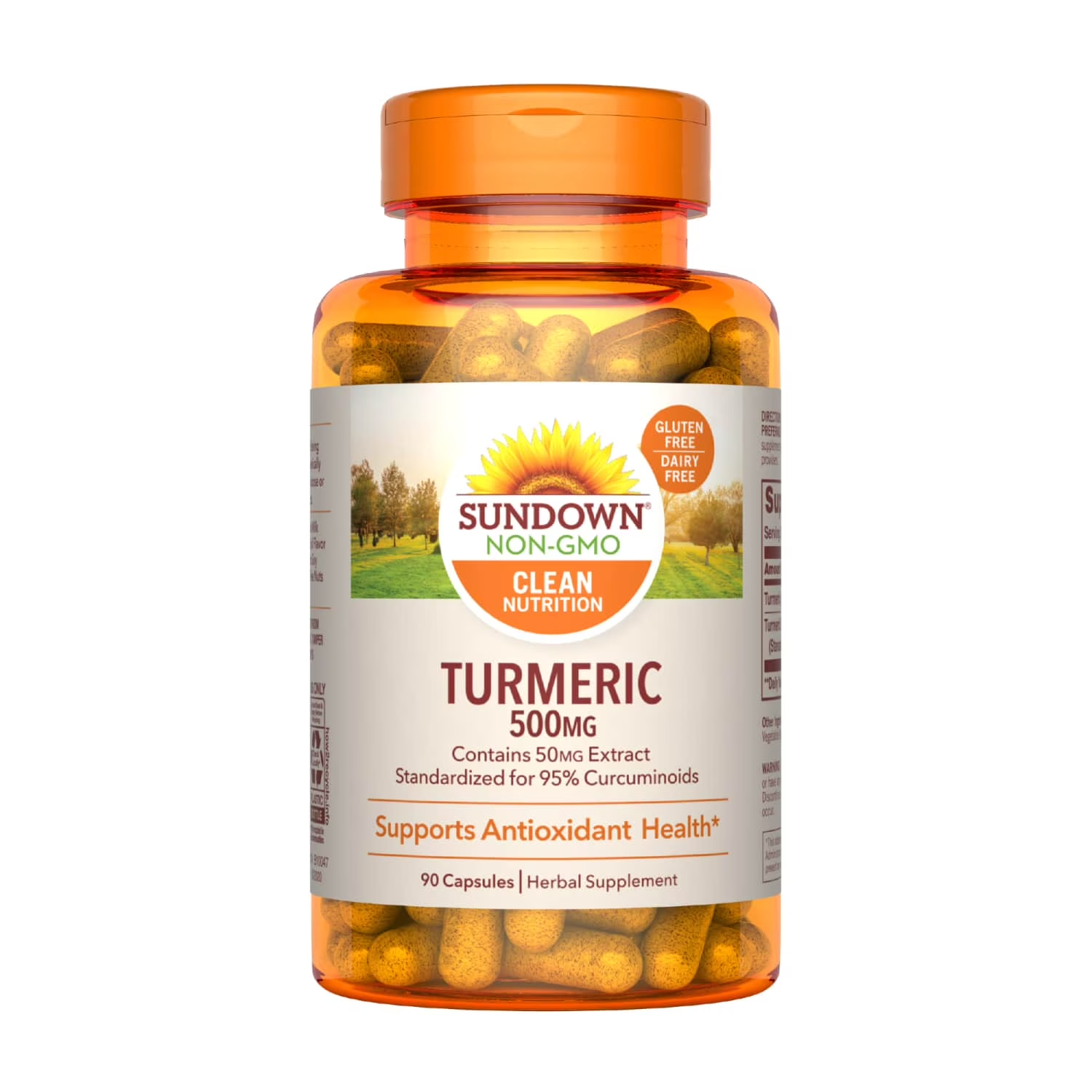 Sundown Turmeric 500mg 90 Capsules