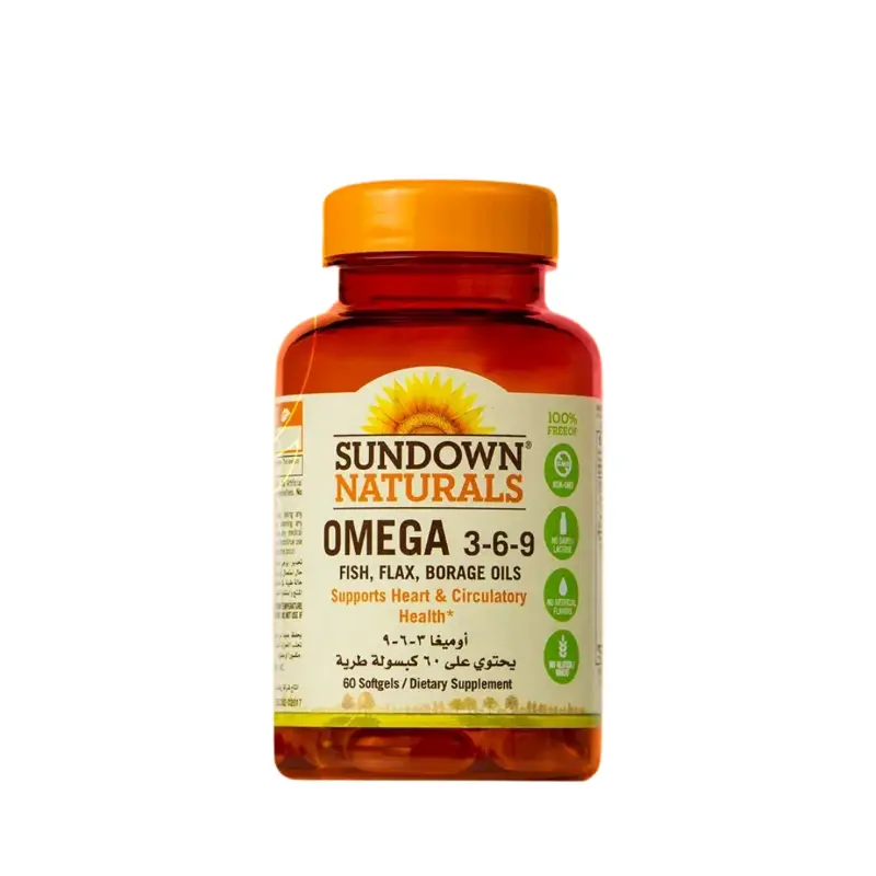 Sundown Omega 3-6-9 60 Softgels