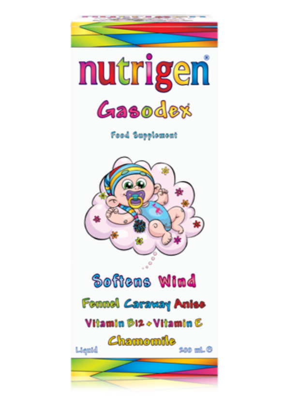 Nutrigen Gasodex Gripe Water for Kids & Infants Syrup 200ml