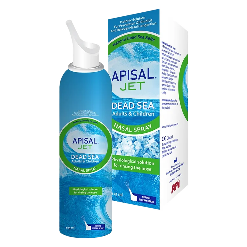 API Apisal Jet Dead Sea Adult and Children Nasal Spray 125ml