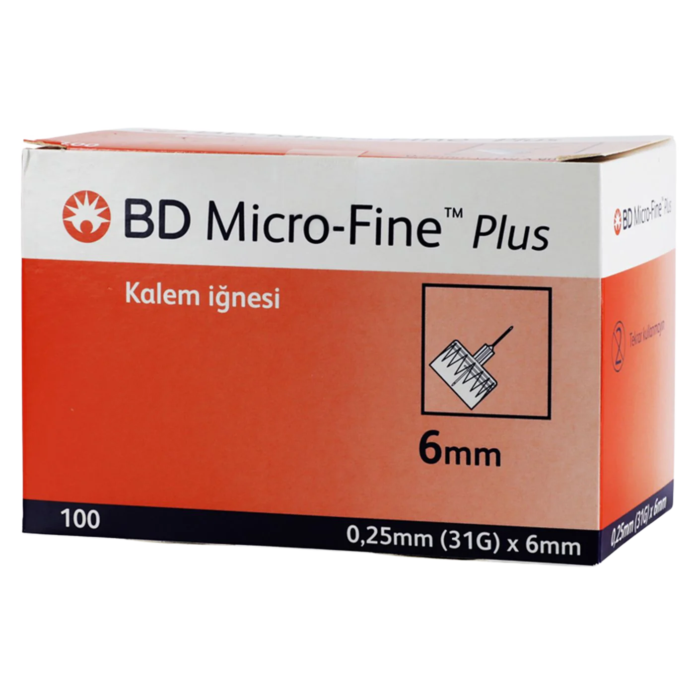 BD Micro-Fine Plus Pen Needles 31g - 6mm 100 Pieces