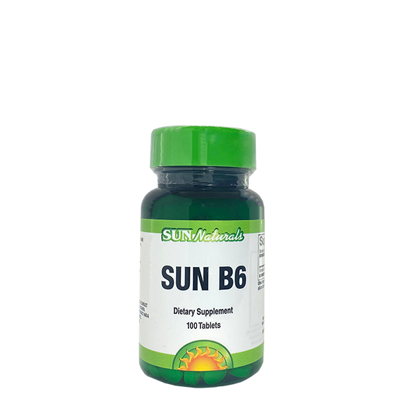 Sun Naturals Vitamin B6 25mg 100 Tablets