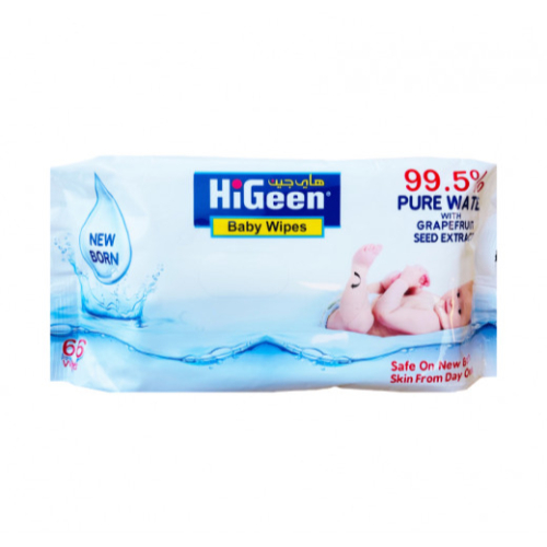 HiGeen Pure Water 66 Baby Wipes