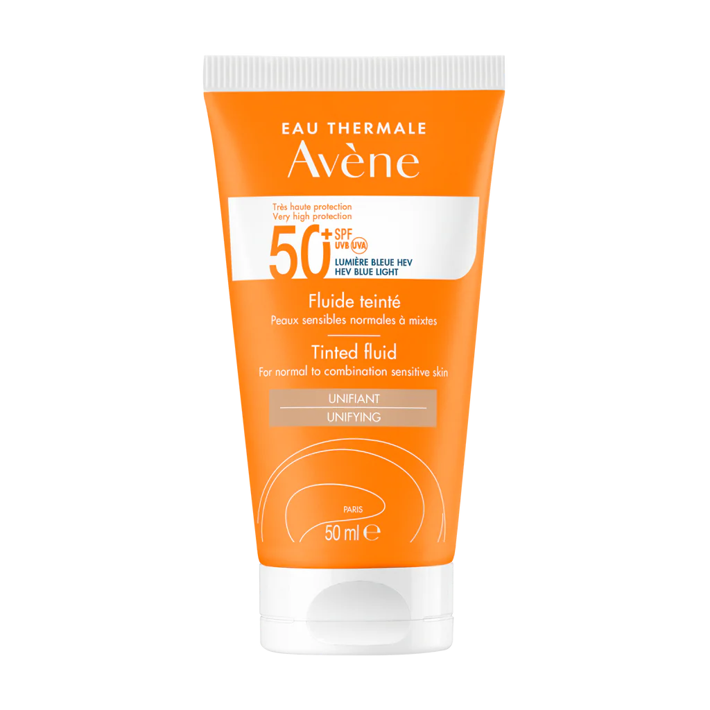 Avène Sunblock SPF 50+ Fluid Tinted For Sensitive Skin 50 ml - Offer