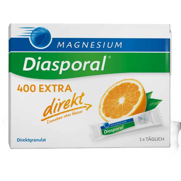 Diasporal Magnesium 400 Direct Intake Without Water 20 Sachets