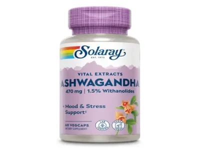 Solaray Ashwagandha 470mg 60 Capsules
