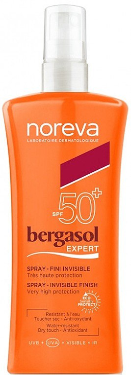 Noreva Bergasol SPF50+ Spray Invisible Finish 125ml