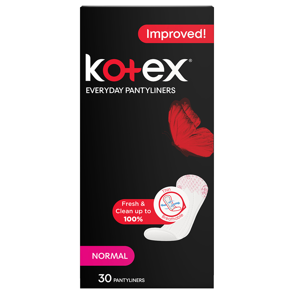 كوتيكس فوط يومية عادية 30 قطعة