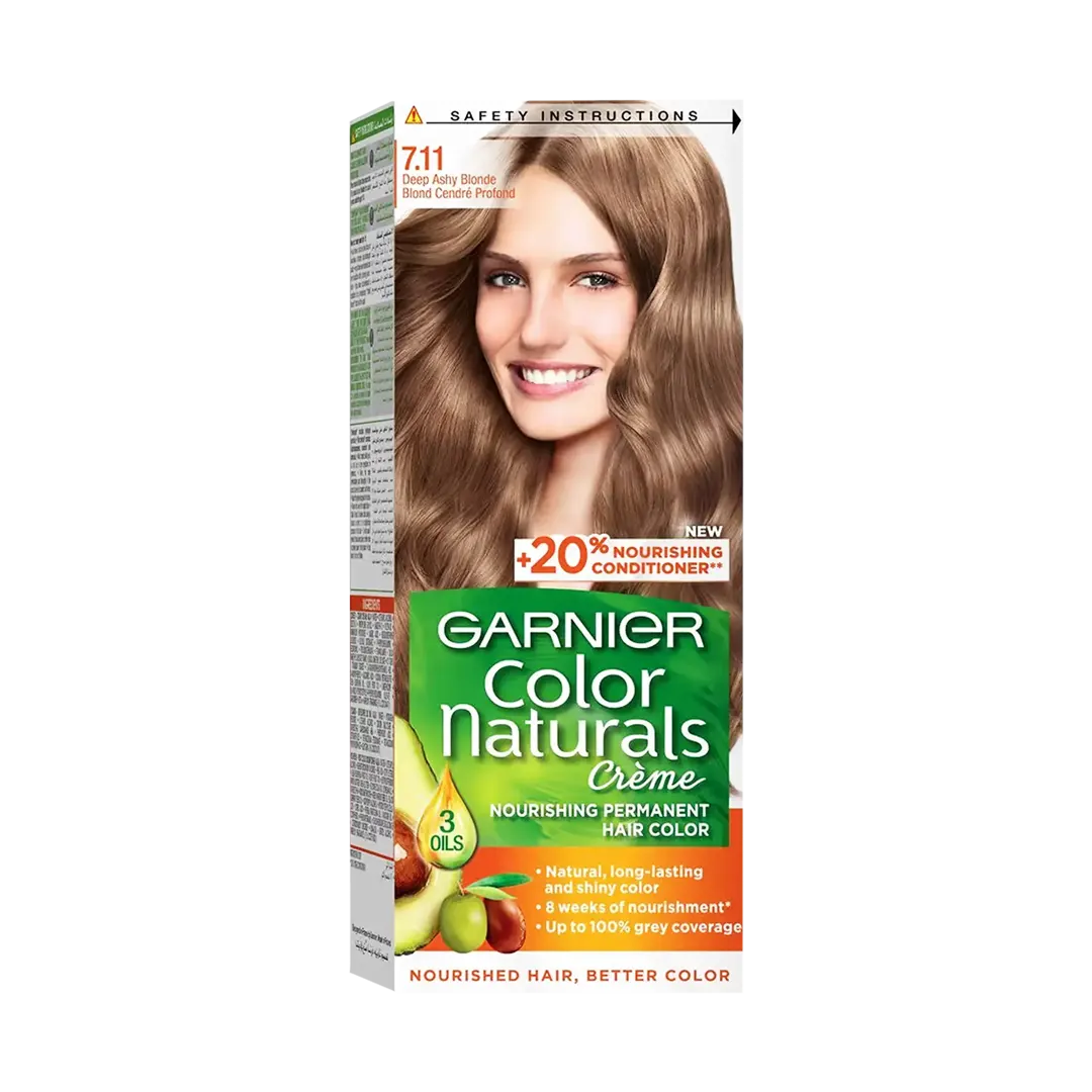 Garnier Color Naturals Hair Dye Shade 7.11 Deep Ash Blonde