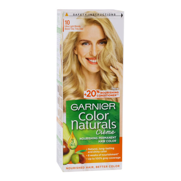 Garnier Color Naturals Hair Dye 10 Ultra Light Blonde