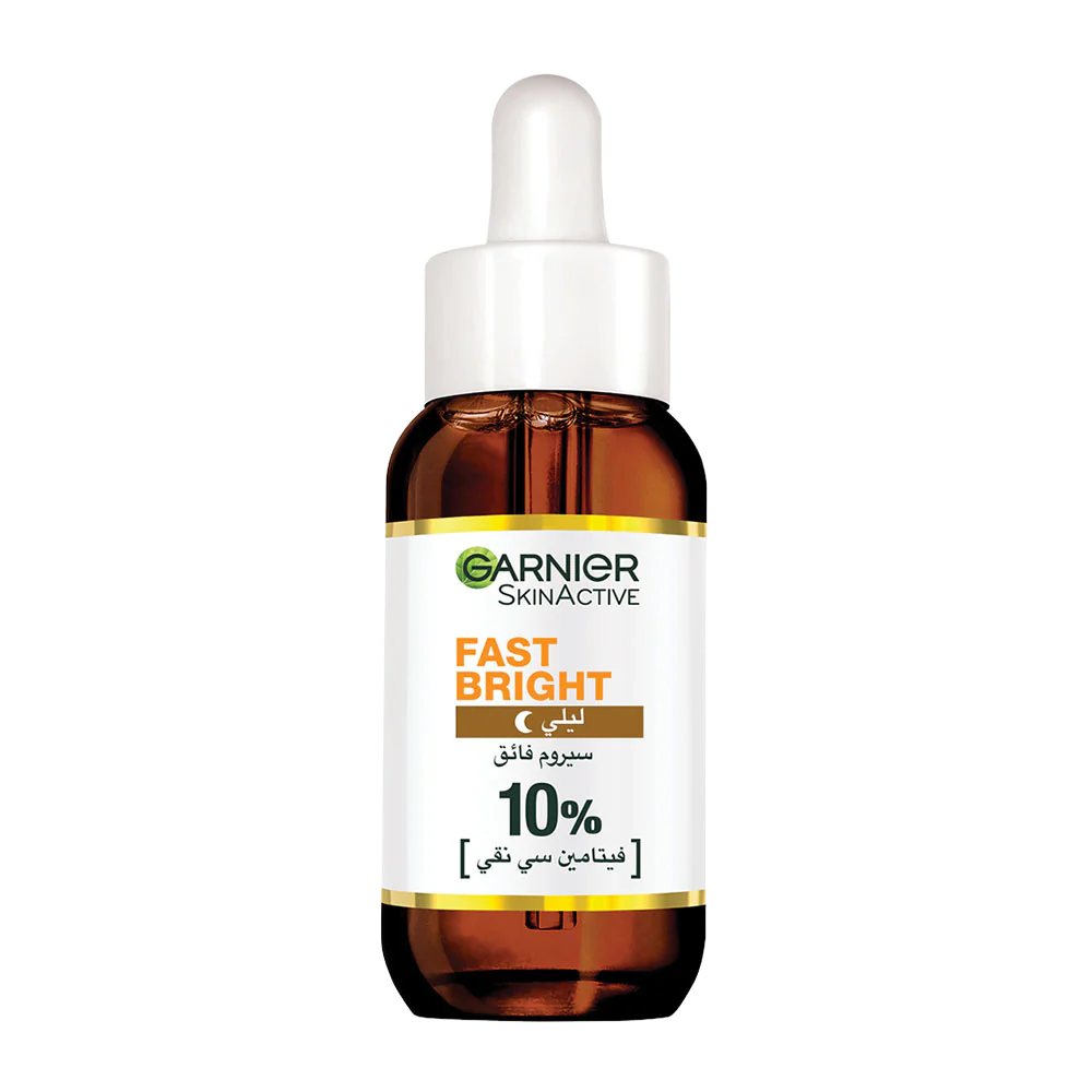 Garnier Skin Active Fast Bright Vitamin C Night Serum With Hyaluronic Acid 30ml