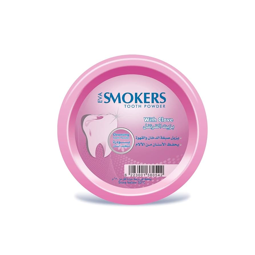 Eva Smokers Clove Whitening Teeth Powder