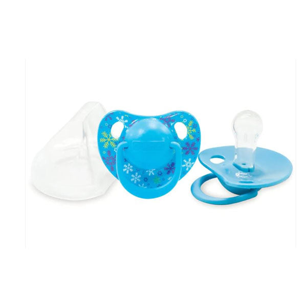 Optimal Round Nipple Pacifier Blue 0M+