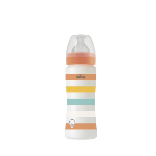 Chicco Well-Being Bottle Fast Flow 4M+ Orange 330ml