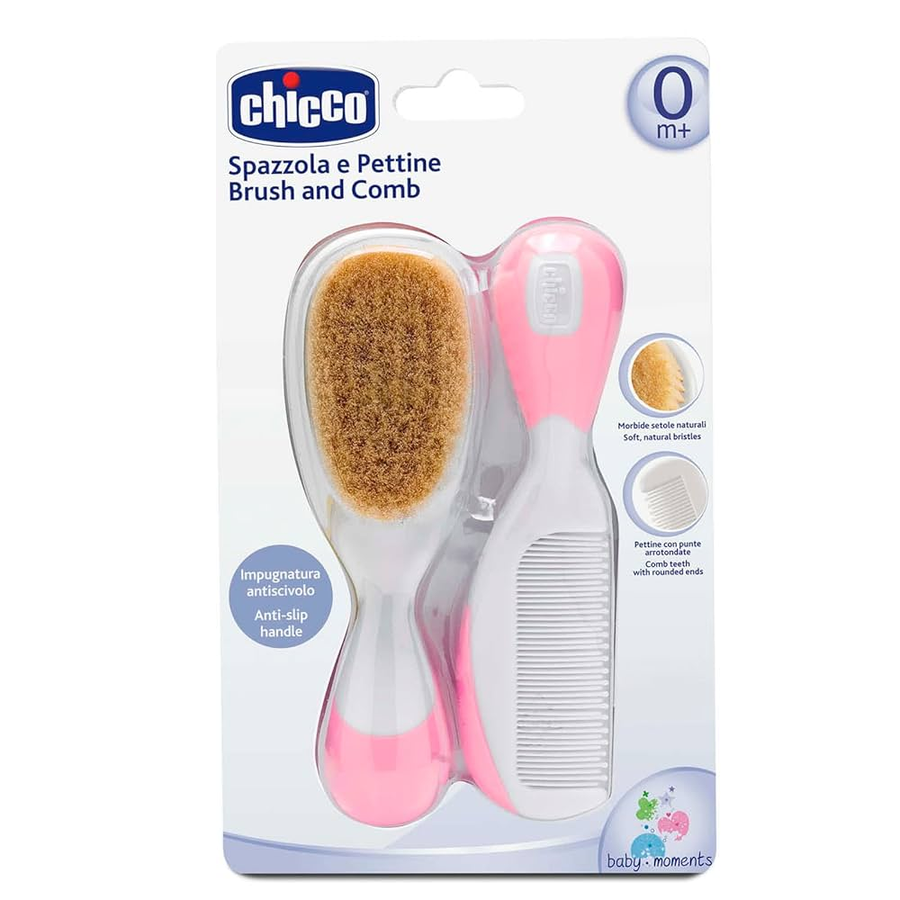 Chicco Brush And Comb Pink