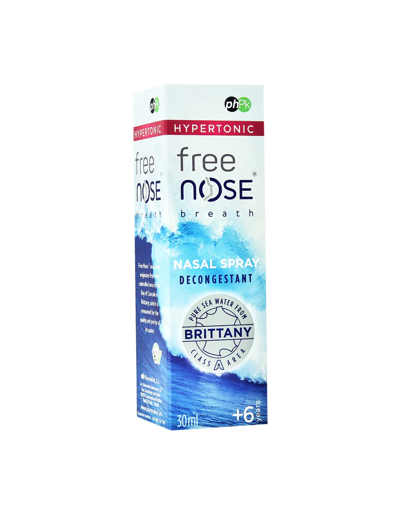 Free Nose Hypertonic +6Y Nasal Spray 30ml