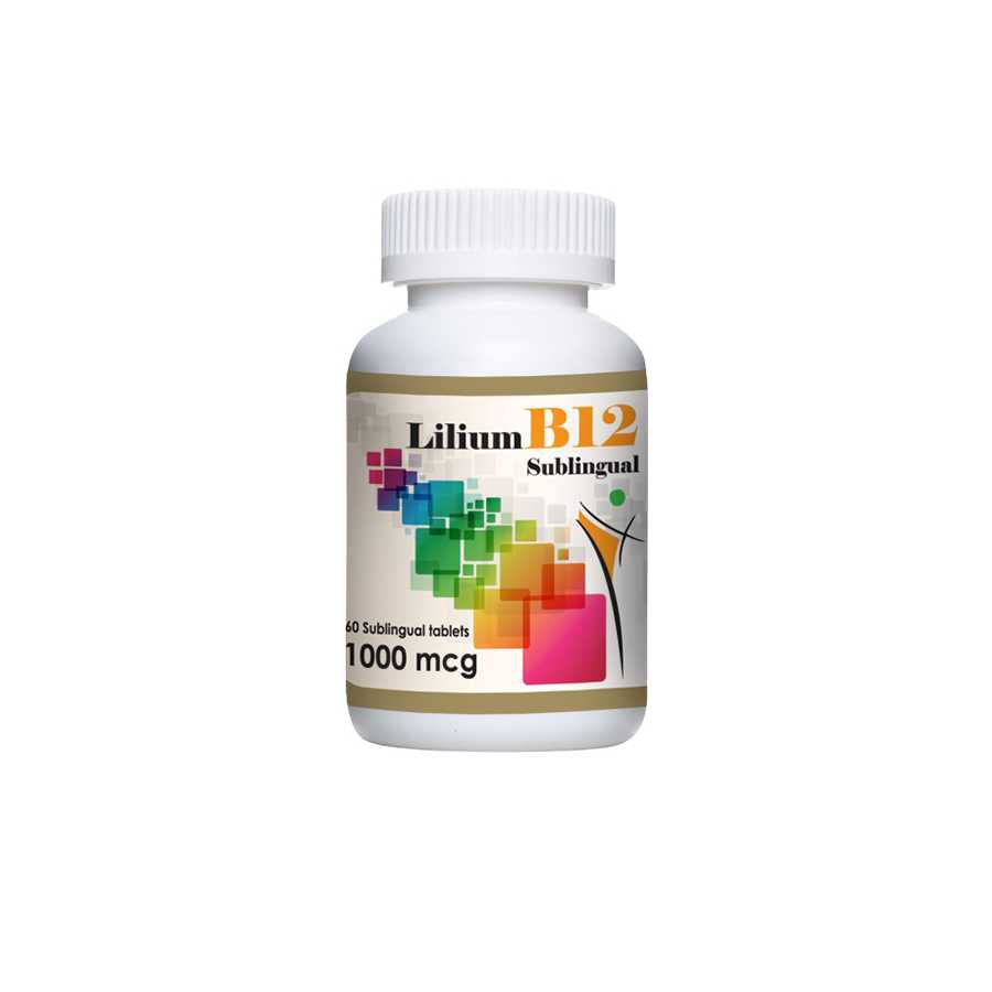 Lilium B12 1000mcg 60 Sublingual Tablets