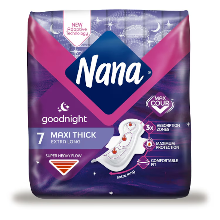 Nana Maxi Thick Night 7 Large Pads