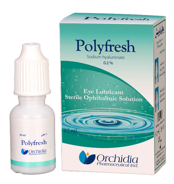 Orchidia Pharma Polyfresh Lubricant Eye Drops 10ml