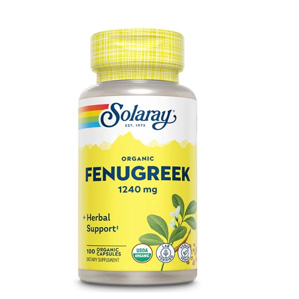 Solaray Fenugreek 1240 Mg 100 Capsules