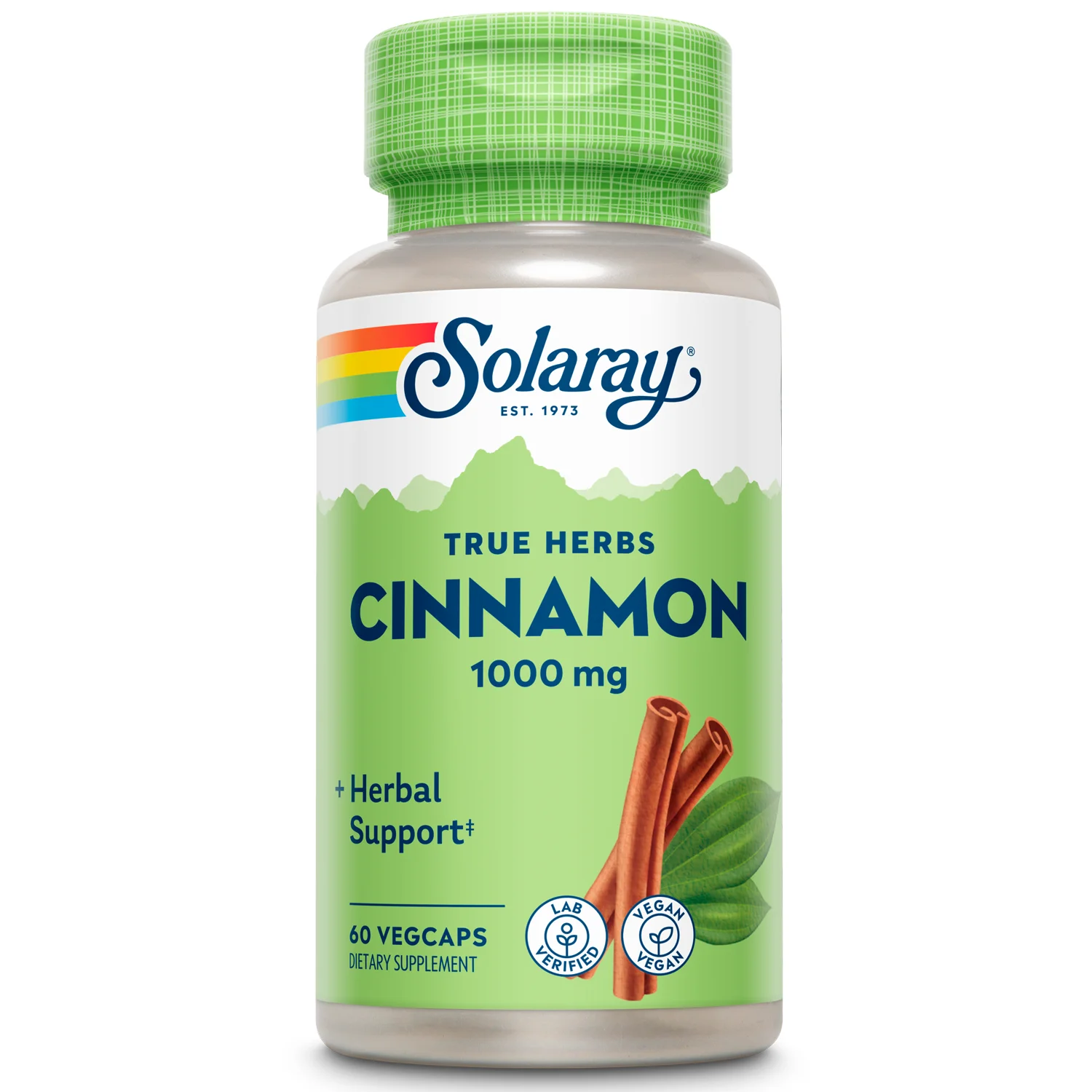 Solaray Cinnamon 1000mg 60 Capsules