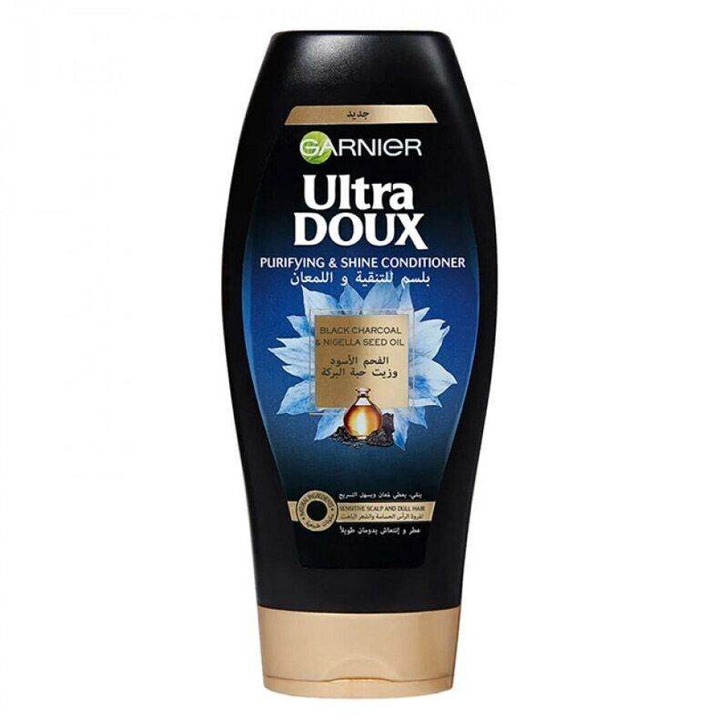 Garnier Ultra Doux Balancing Conditioner With Black Charcoal And Nigella Seed Oil 400ml