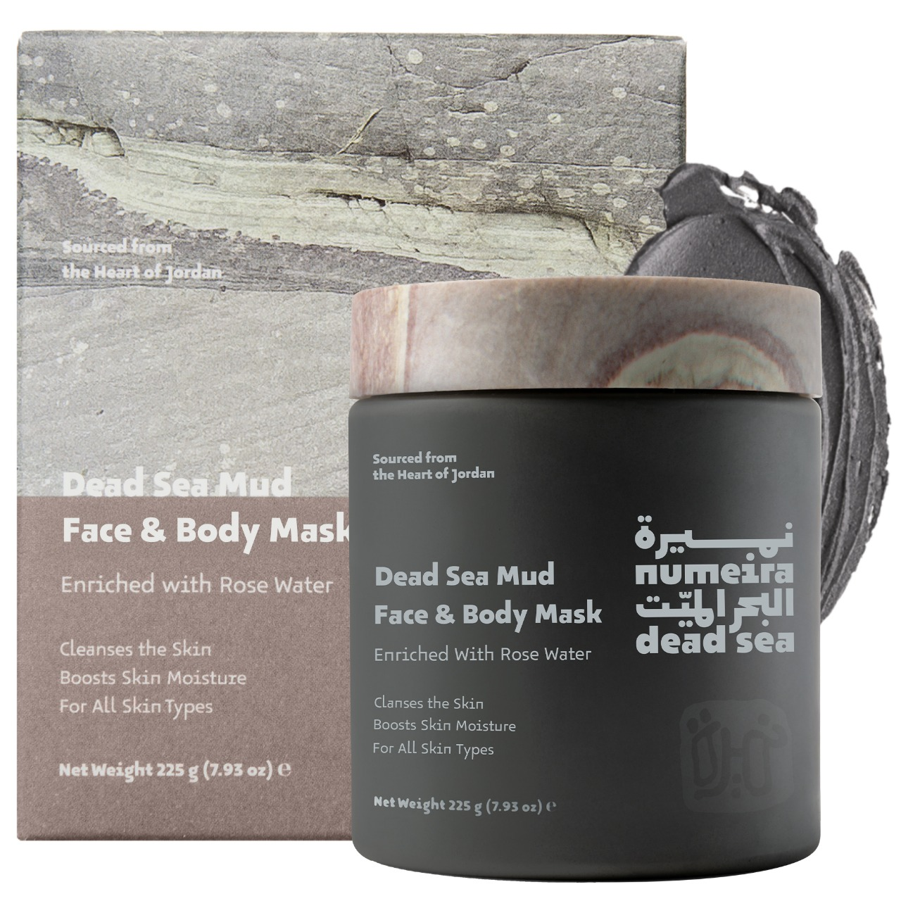Numeira Dead sea Mud Face and Body Mask 225g