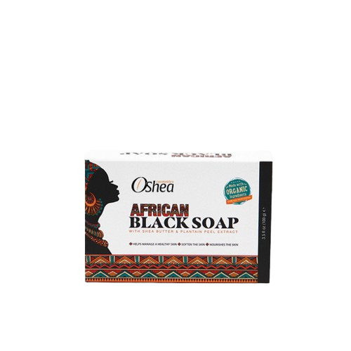 Oshea African Black Soap 100g