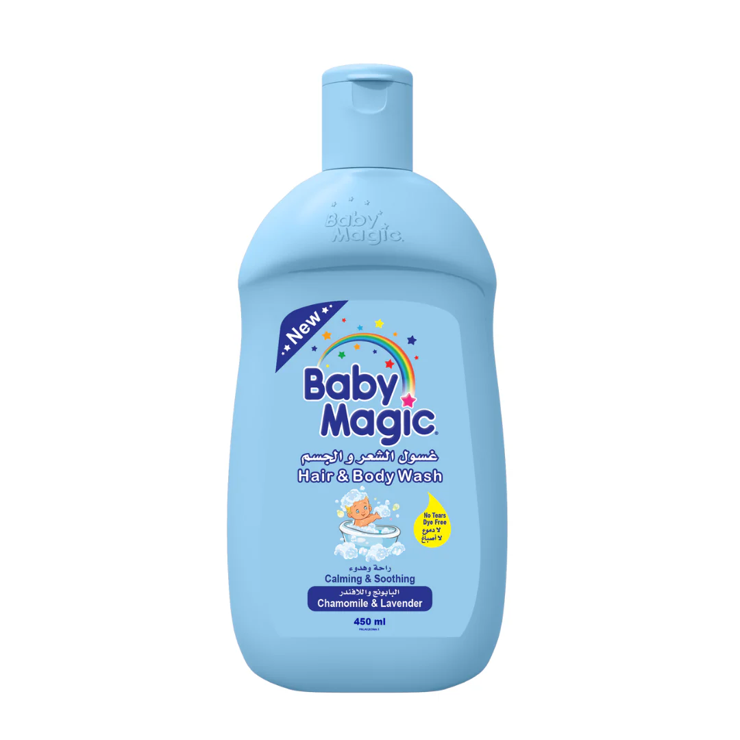 Baby Magic Hair & Body Wash With Chamomile & Lavender 450ml