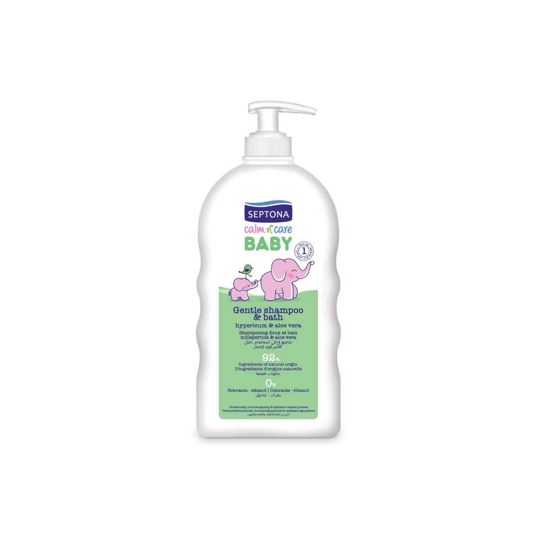 Septona Baby Calm n Care Gentle Shampoo & Bath With Hypericum & Aloe Vera 500ml