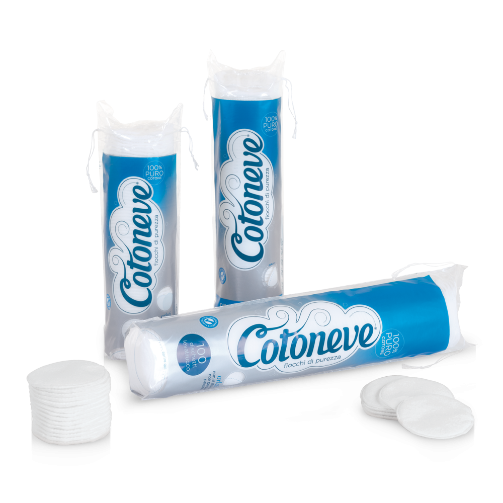 Cotoneve Makeup Remover Rounded Pads 100 pieces