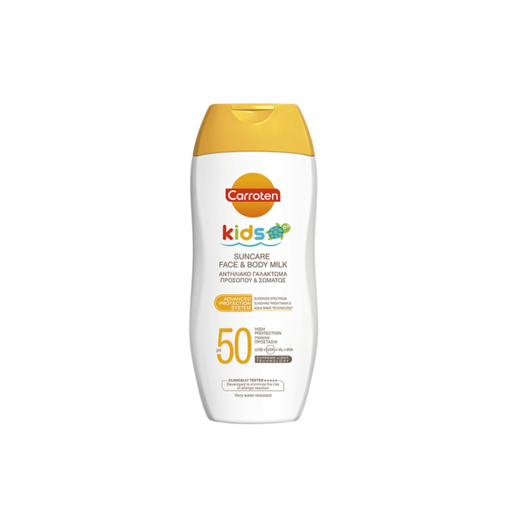 Carroten Kids Suncare Face And Body Milk SPF50 200ml