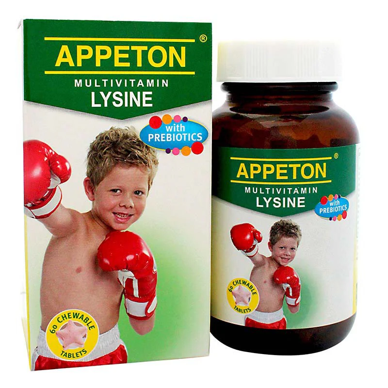Appeton Lysines For Kids Multivitamin Chewable Tablet 60