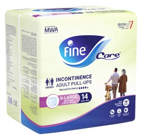 Fine Care Unisex Adult Diapers Size XL 14 Waist 130-170 Cm