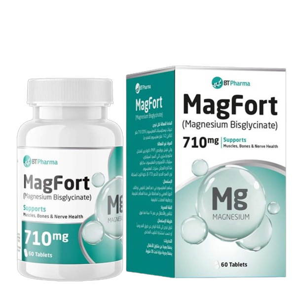 BT Pharma MagFort 710mg 60 Tablets