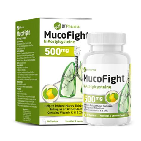BT Pharma MucoFight 500mg 30 Tablets
