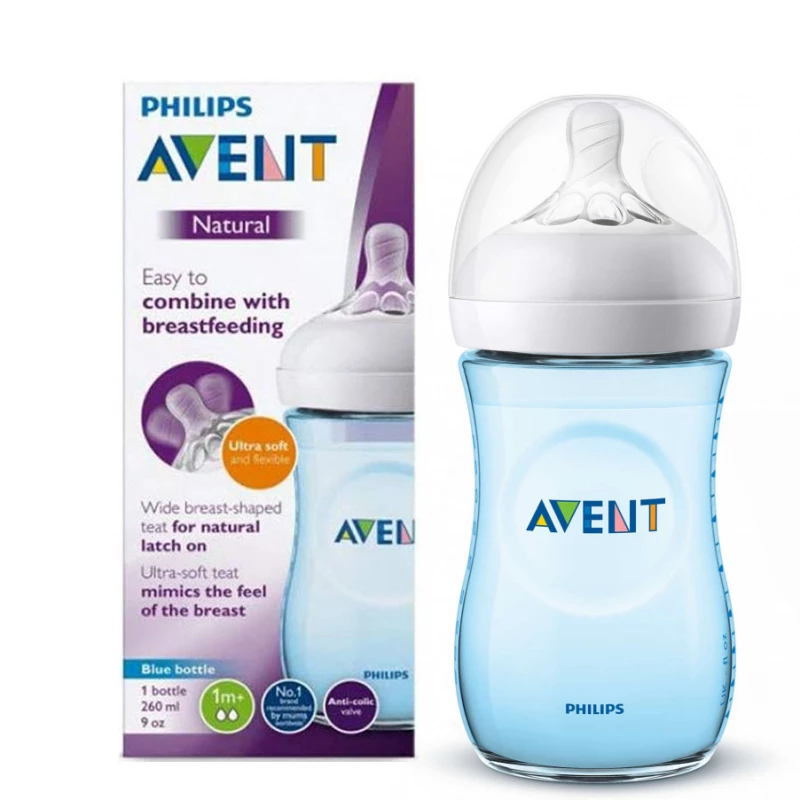 Philips Avent Natural Bottle Blue 260ml