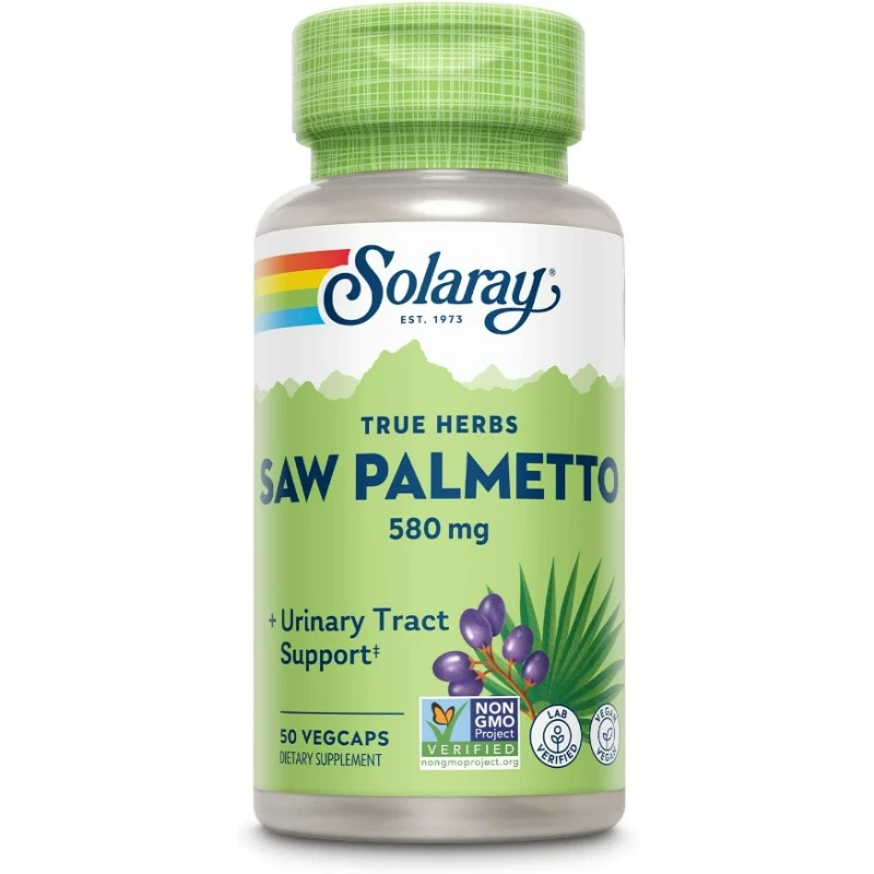 Solaray Saw Palmetto 580mg 100 Capsules