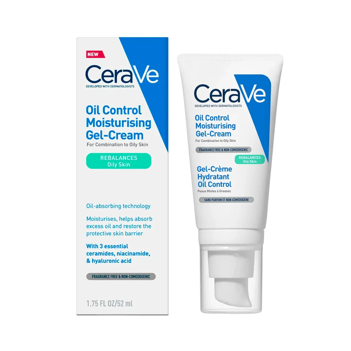 CeraVe Oil Control Gel Cream Moisturizer For Oily Skin 52ml
