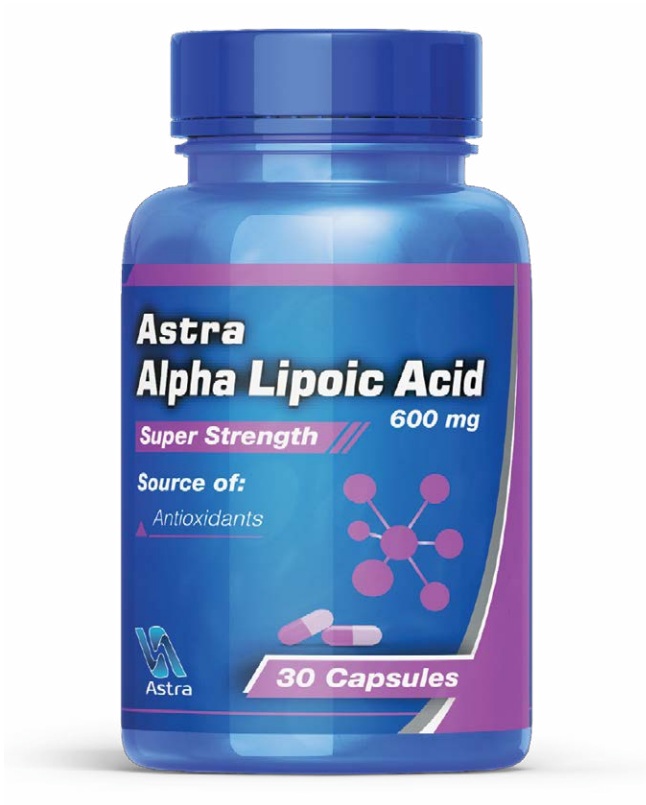 Astra Alpha Lipoic Acid Capsule 600mg 30 Capsules